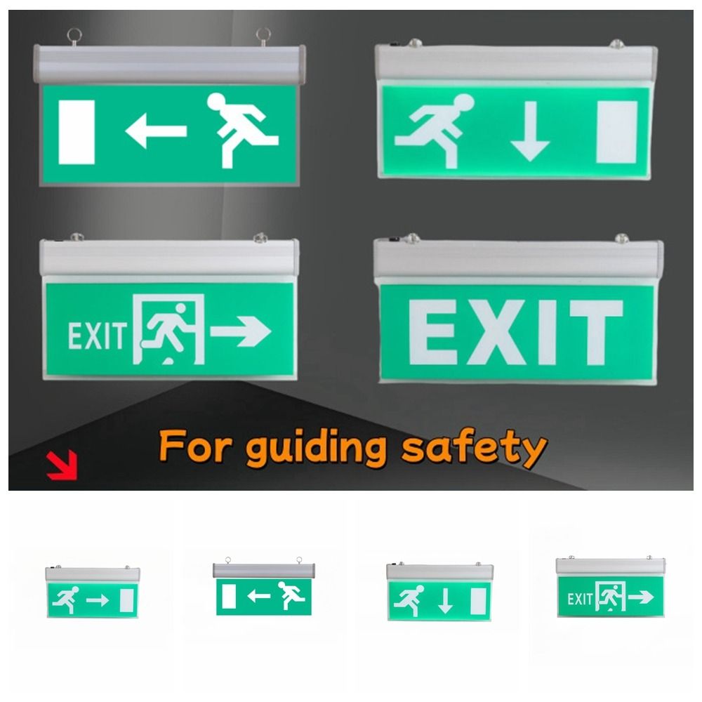 Emergency Exit Sign - Commercial LED Emergency Sign Lamp Exit