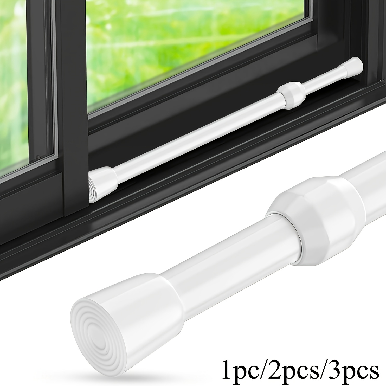 Window Lock Bar - Adjustable Safety Ba Polished Metal Adjustable