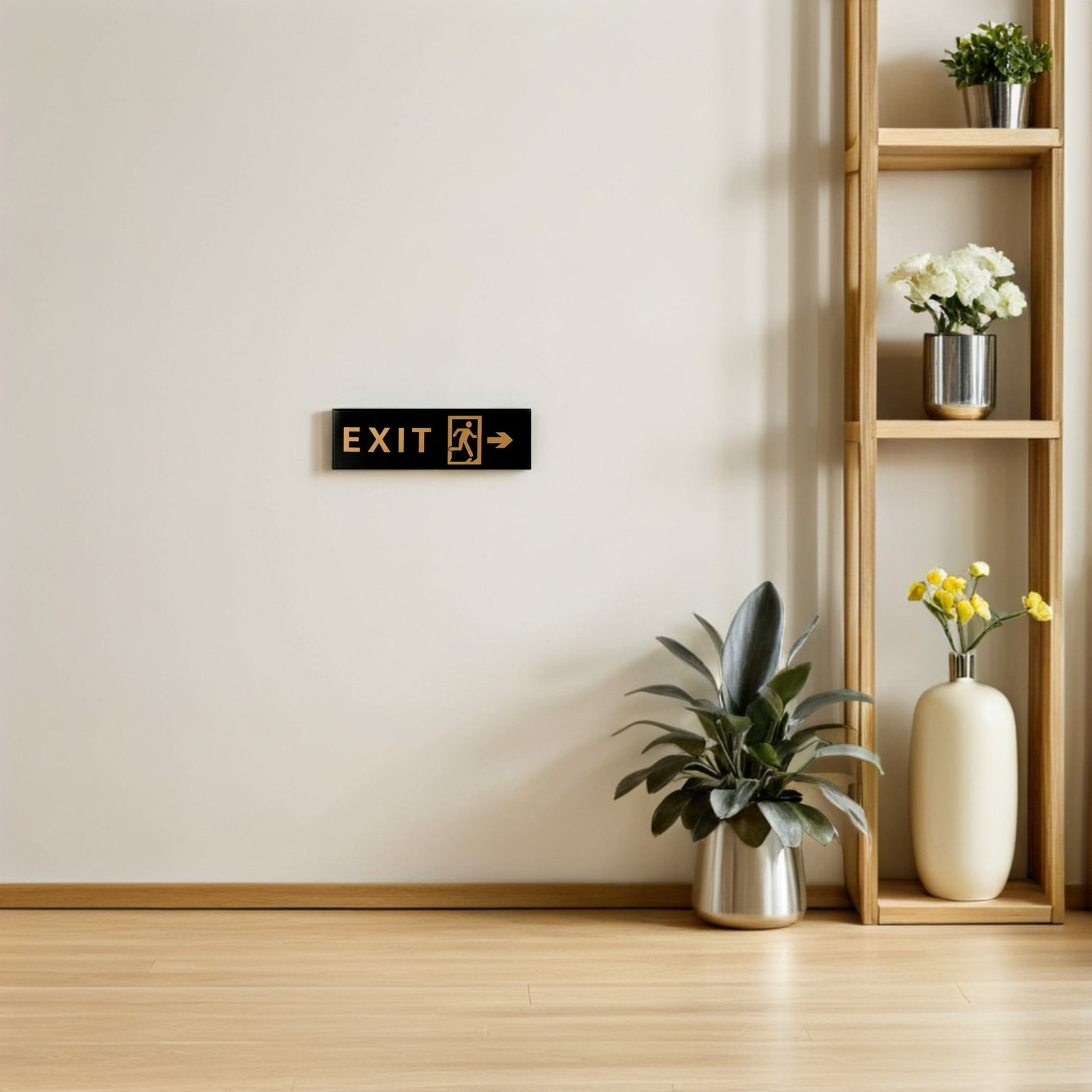 5Pcs Exit Sign Self Adhesive A - огляд і ціна Emergency Exit Sign