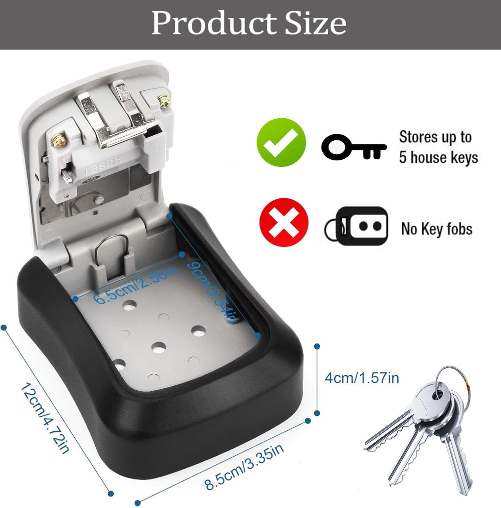 Key Safe Wall Mounted Waterpro - огляд і ціна Lockbox Key Secure