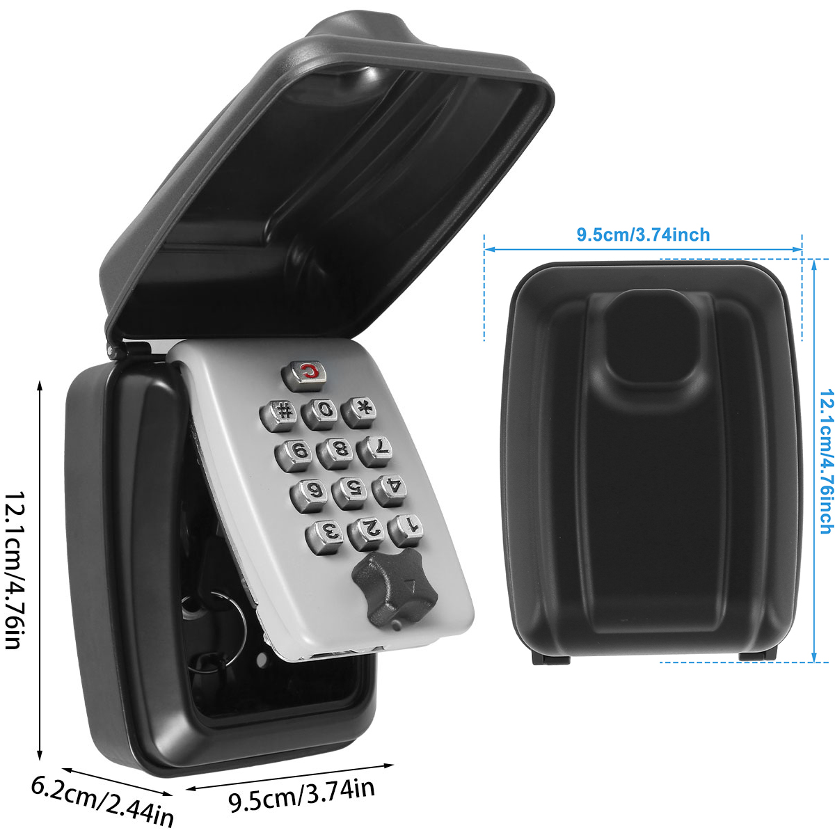 Key Lock Box Wall-Mount Secret - огляд і ціна Lockbox Key Secure