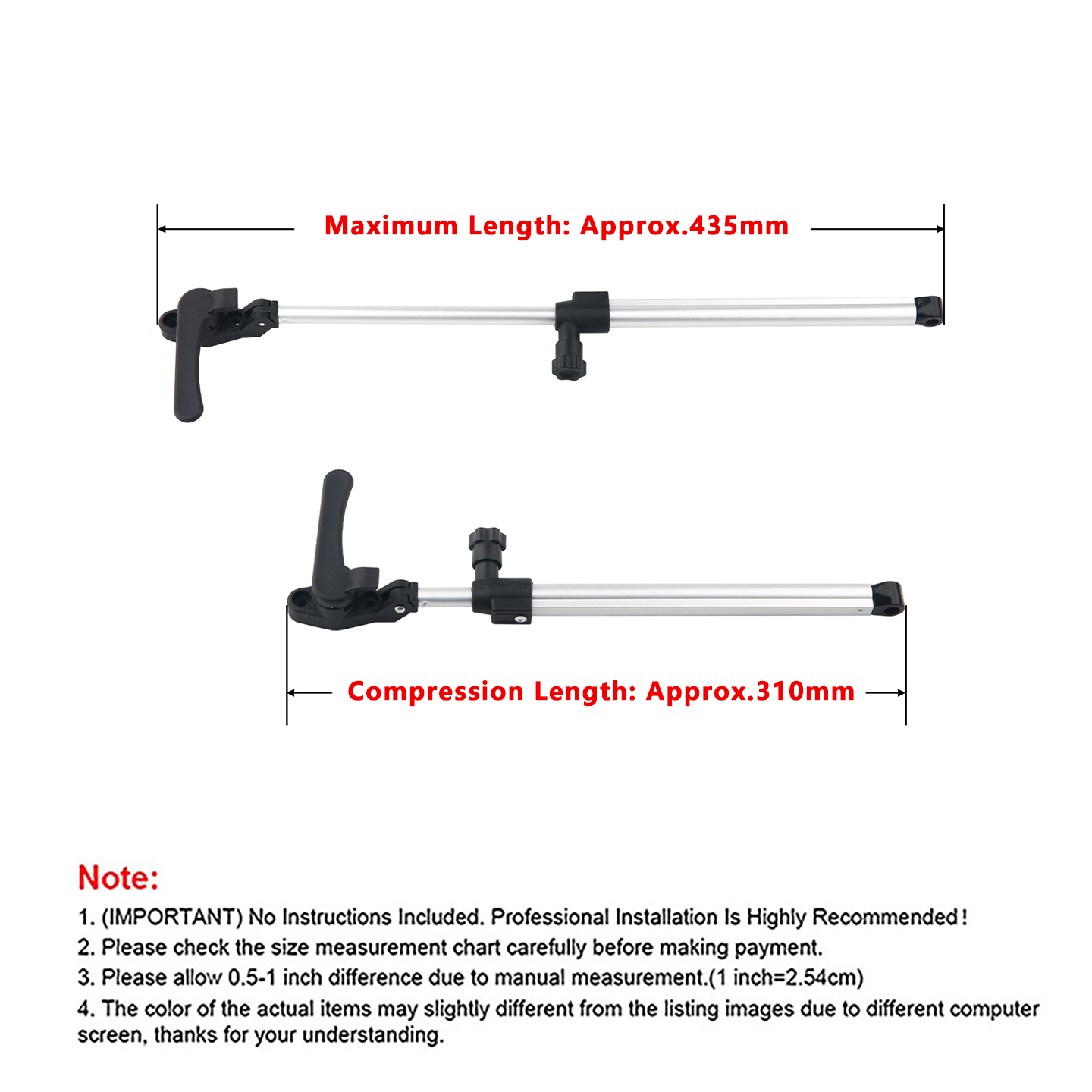 2 Pieces RV Window Support Rod - огляд і ціна Window Lock Bar