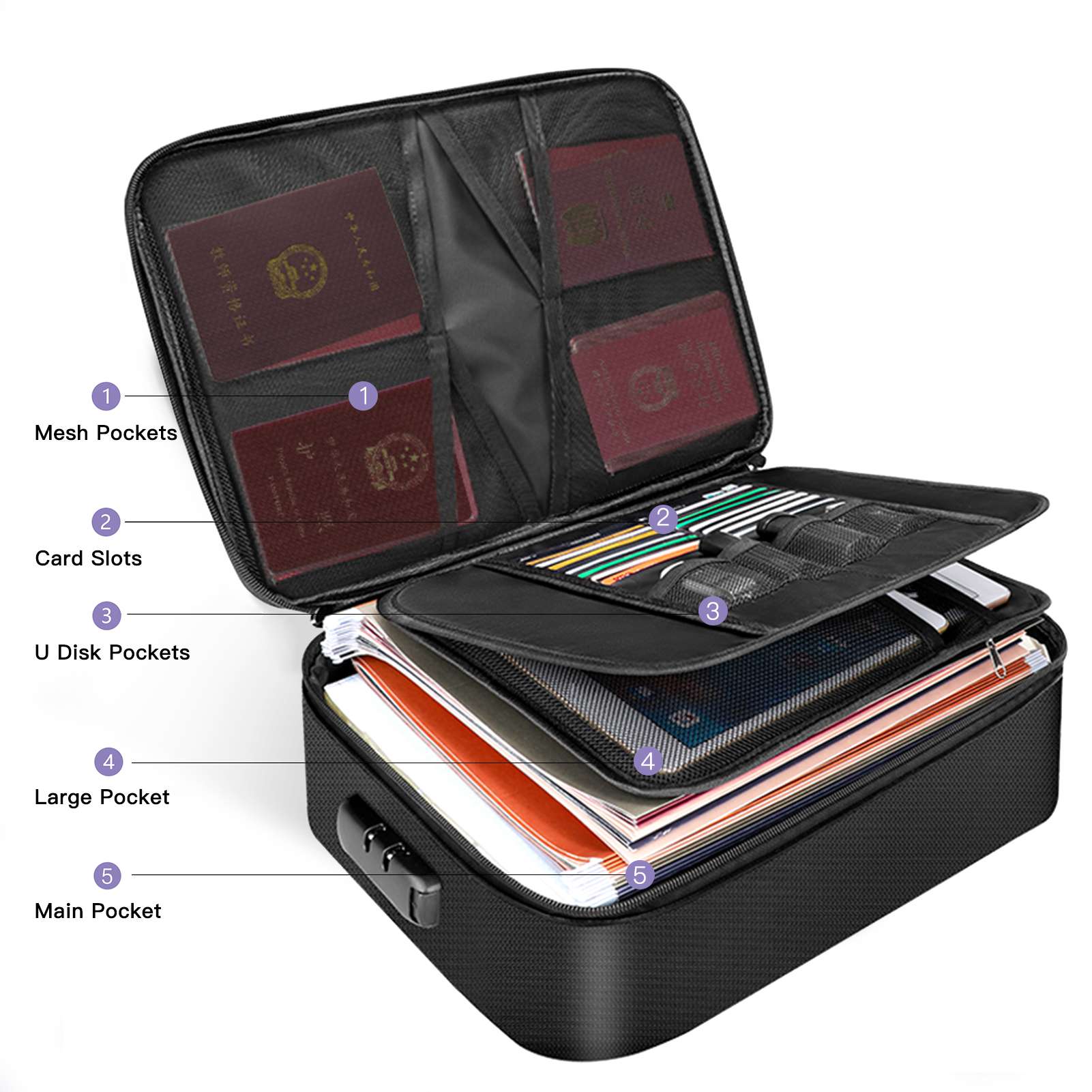 Fireproof Document Bag with Zi - огляд і ціна Fire Safe Document