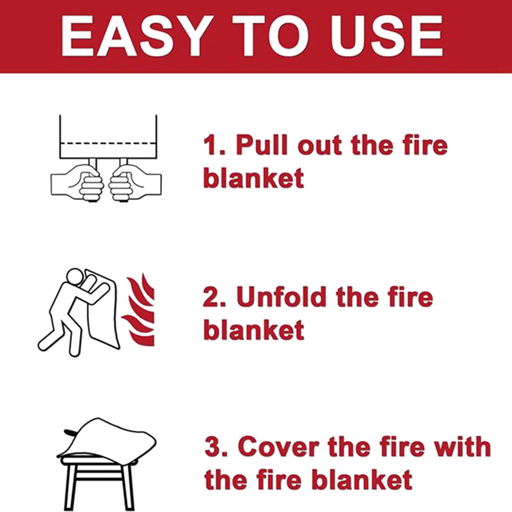 AED2-Emergency Fire Blanket, F - огляд і ціна Fire Blanket Kitchen