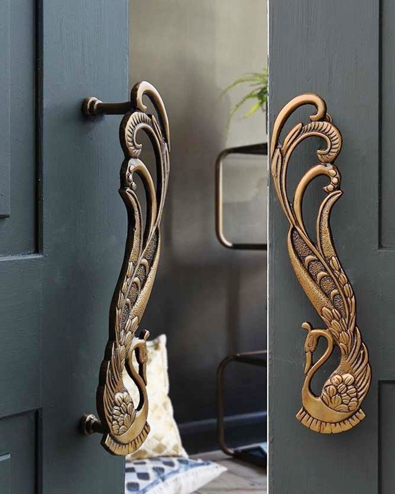 IMPEU Peacock Figurine Door Ha - огляд і ціна Window Lock Bar