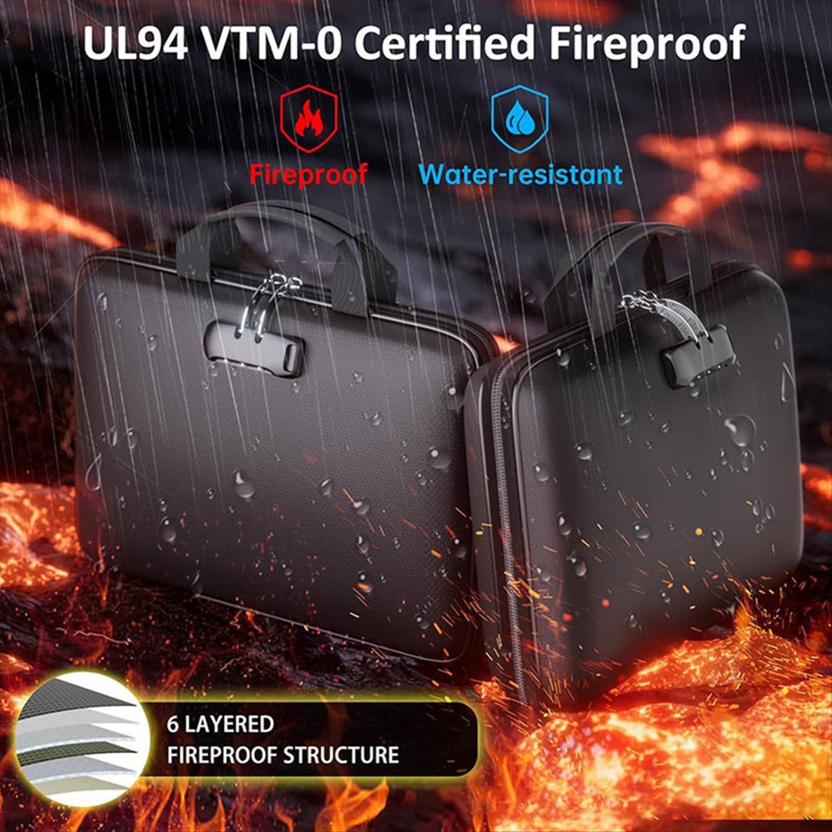 Fireproof Document Organizer B - огляд і ціна Fire Safe Document