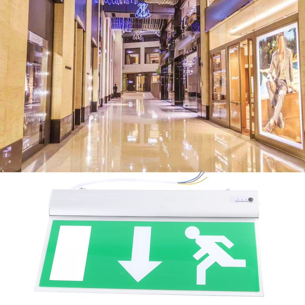 110-240V Commercial LED Emerge - огляд і ціна Emergency Exit Sign