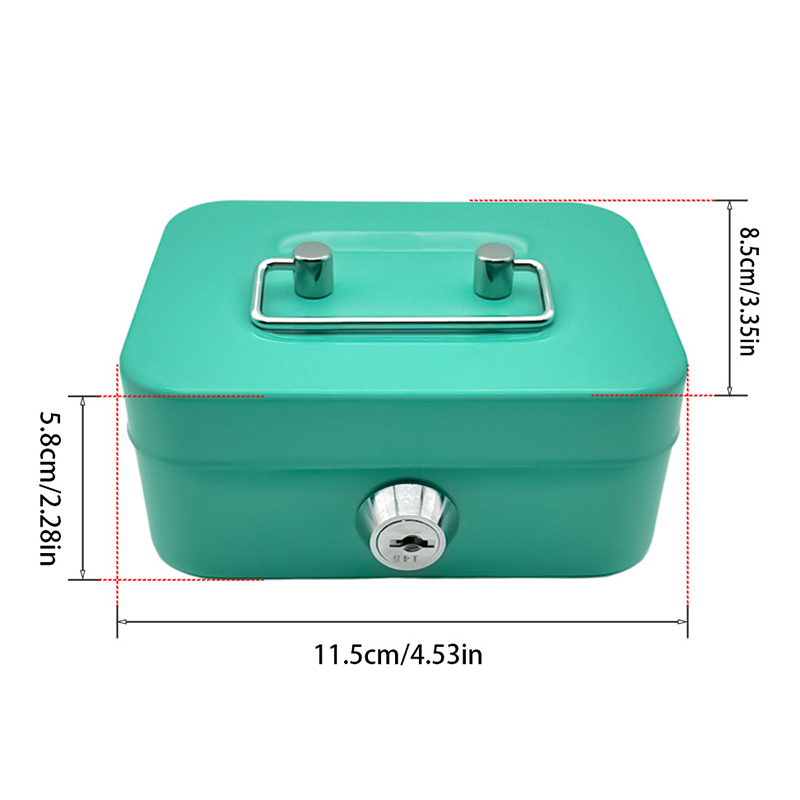 Money Safe Box Lockable Cash B - огляд і ціна Lockbox Key Secure